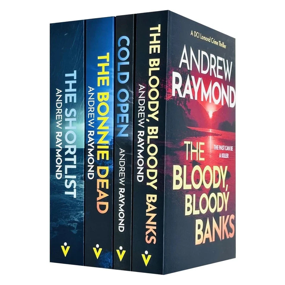 DCI Lomond Crime Thrillers Series 4 Books Set by Andrew Raymond (Bonnie Dead, Shortlist)