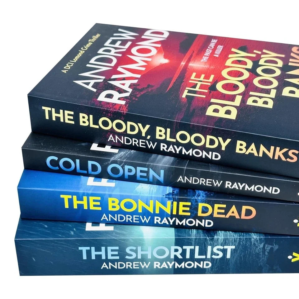 DCI Lomond Crime Thrillers Series 4 Books Set by Andrew Raymond (Bonnie Dead, Shortlist)