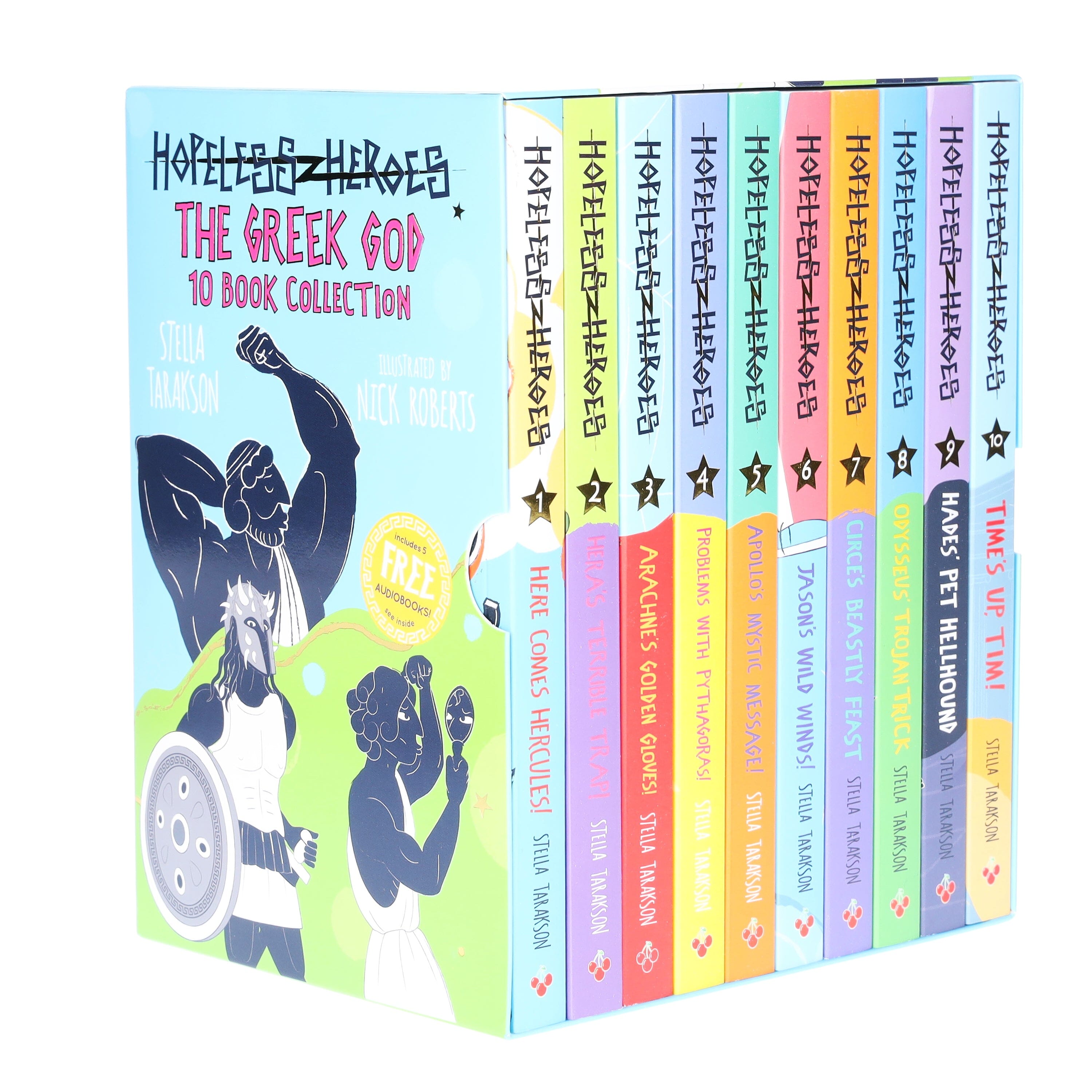 Hopeless Heroes The Greek God Collection 10 Books Set By Stella Tarakson, Nick Roberts